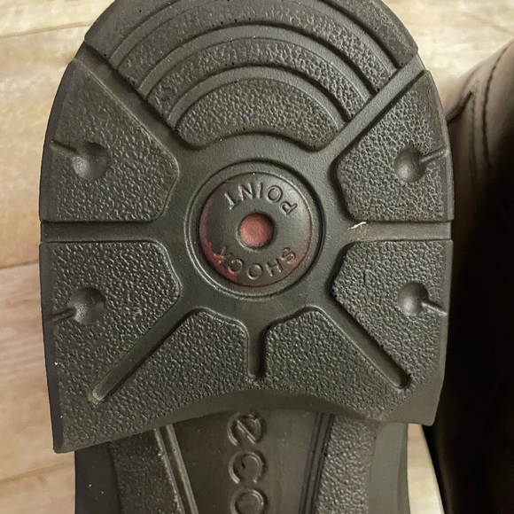 Host Pick!!! Ecco Men’s Slip-on Dress Shoe in Brown Size EU 44 - Picture 7 of 9